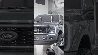 2024 F450 fully colormatched white led conversion leveled on forces superduty f450 powerstroke [upl. by Sitoiganap49]