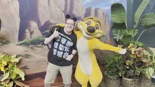 Meeting Rafiki and Timon at Disney World Animal Kingdom [upl. by Cassandry250]