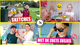 DE LEUKSTE GRAPPEN UITHALEN met DE ZOETE ZUSJES 1 UUR Heel Hard Lachen ♥DeZoeteZusjes♥ [upl. by Akenahs298]