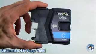 Inside Brother LC980C Cyan Ink Cartridge [upl. by Kirt]