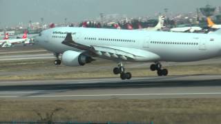 IRAQI Airways Airbus A330 Landing in Istanbul LTBA [upl. by Clorinde]