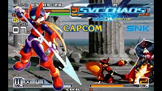 SNK vs Capcom SVC Chaos 60fps HardestZero No Lose ALL [upl. by Nyltiak]