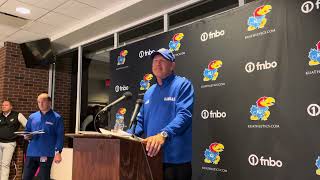 Lance Leipold reacts to KU’s loss to Illinois [upl. by Finegan]