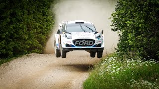 Martins Sesks Ford Puma Rally1  Pre Event Test WRC Rally Poland 2024  BIG JUMPS [upl. by Ordnas65]