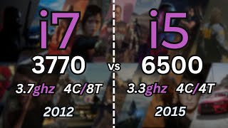 i7 3770 vs i5 6500 Tested in 14 Games 2024  1080p [upl. by Maxia]