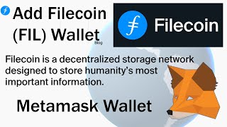 How To Add Filecoin FIL Wallet Address to Metamask Wallet  HECO Chain [upl. by Nerin105]