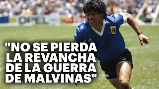 MARADONA Y EL PARTIDO MÁS LEGENDARIO DE LA HISTORIA DEL FÚTBOL 🔥 A 36 DE ARGENTINA VS INGLATERRA ⚽ [upl. by Akihsat983]