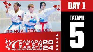 Open du Canada Open 2024 – DAYJOUR 1  Tatami 5 Nov 30 nov [upl. by Ahsenid643]