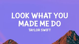 Taylor Swift – Look What You Made Me Do Lyrics [upl. by Kiona]