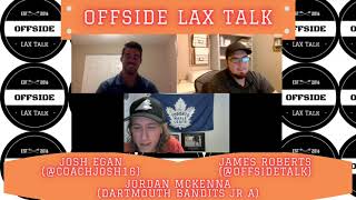 NLL Draft Hopeful Jordan Mckenna LAX Lacrosse NLL Sports Listen [upl. by Nuahsyar]