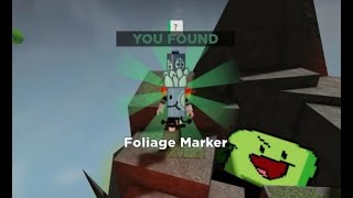 How to get FOLIAGE marker in FIND THE MARKERS Roblox  UPDATED 2024 [upl. by Keating]