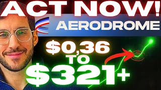 AERODROME FINANCE PRICE ALERT Whats Next for the AERO Crypto Token Don’t Miss [upl. by Leaw]