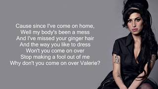 Amy Winehouse  Valerie Lyrics [upl. by Angil]