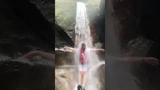 Air Terjun Alam Di bebatuan dan pepohonan Tangkahan Sumatera Utara [upl. by Lundt]