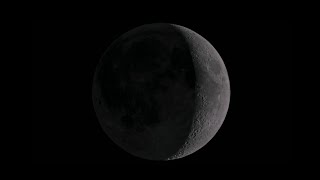 8K60 UHD Waxing Crescent Moon  April 24 2023 Vivaldi  Spring [upl. by Codel]