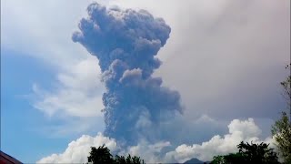 Indonesias Mount Lewotobi erupts again officials to widen nogo zone  REUTERS [upl. by Allin180]