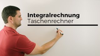 Integralrechnung mit Taschenrechner bestimmtes Integral berechnen Casiofx  Mathe by Daniel Jung [upl. by Adis]