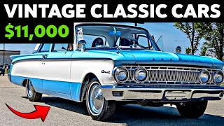 Best Vintage Classic Cars For Sale that You Need to Know [upl. by Akenor]