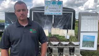 Rainfall simulator How management affects soil health [upl. by Jenni]