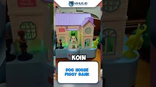 Dog House Piggy Bank Celengan  Visit  bitlydoggyhouse [upl. by Adniralc]