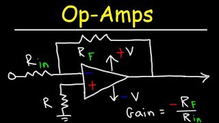 Operational Amplifiers  Inverting amp Non Inverting OpAmps [upl. by Schiff]