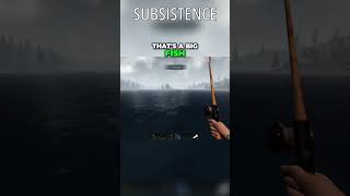 Catching a Largemouth Bass in Subsistence Day 8 gaming survivalgame [upl. by Almena]