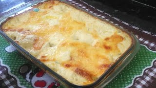 BATATA DOCE GRATINADA UMA DAS MELHORES RECEITAS QUE JÁ COMI FICA ESPETACULAR [upl. by Naryt]