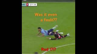 Saliba red card Bournemouth  Arsenal What’s your thought [upl. by Tansy445]