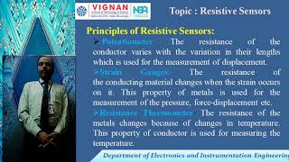 Principle of Resistive Sensors [upl. by Althee]