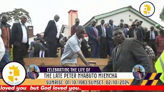 Celebrating the life of Peter Nyabuto Miencha [upl. by Beatrice]