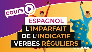 Limparfait de lindicatif  verbes réguliers  Espagnol [upl. by Ocirema]