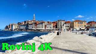 Rovinj Croatia Walking tour 4K [upl. by Landan]