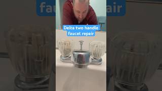 How to repair a leaking delta bathroom faucet [upl. by Anitsirt]