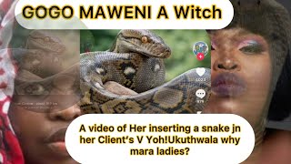 YohGogo Maweni Inserts a Big Snake in A Slay Queen Punani live on TelevisionUkuthwala [upl. by Kurtzman]