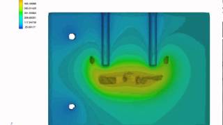 Cooling Channels  Metal Casting Simulations [upl. by Eardnaed935]