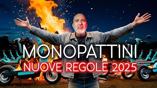 MONOPATTINI nuove 😡 regole 2025 [upl. by Eentrok]