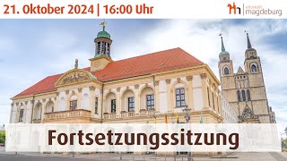 Stadtratssitzung vom 21 Oktober 2024 Fortsetzung [upl. by Ham]