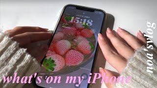 noasvlog好評だったwhats on my iPhone [upl. by Urbanna]