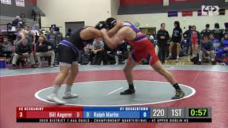 20200131 Quakertown vs Neshaminy D1 Duals quarters [upl. by Eade]