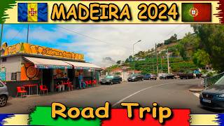 MADEIRA 2024 ☼ FUNCHAL  Scenic Drive  4K  10bit color  HiFi Sound Tramtarie [upl. by Aracaj]