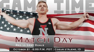 North Idaho College Wrestling Red vs Gray Duals [upl. by Ahsyekal]