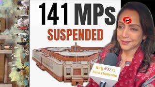 141 Opposition MPs SUSPENDED  Day 7  Convince a BHAKT  75 HARD challenge  Kroordarshan [upl. by Amedeo]