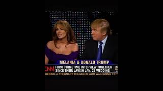 Young Melanie and Donald Trump first interview after wedding youtubeshorts shorts [upl. by Arved]