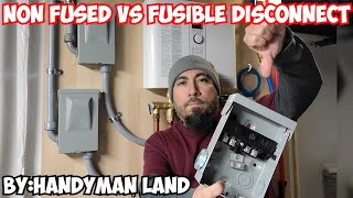 Non Fused vs Fusible Disconnect [upl. by Airym]