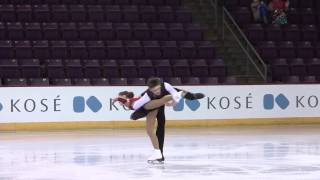 2015 ISU Jr Grand Prix Colorado Springs Pairs Short Program GUBANOVA  SINTSOV RUS [upl. by Jamison646]