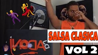 Salsa Clasica Vol 2 Mezclando en vivo DJ ADONI 🎤  Cuanta salsa dura😱 [upl. by Edana]