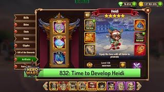 Lets Play Hero Wars 832 I Guess Im Buffing Up Heidi Now [upl. by Bamby346]