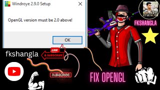 windroy emulater opengl fix [upl. by Adaran]