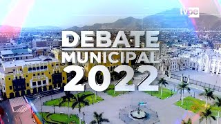 Debate Municipal 2022  25092022 [upl. by Aiciruam]