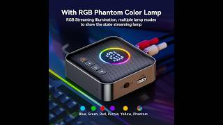 MOREGAX M10 RGB Upgraded Bluetooth 54 Audio Receiver Transmitter [upl. by Sloan]